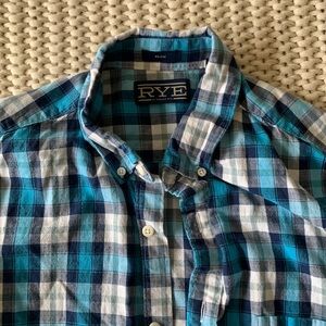 Mens long sleeve button up- slim/tall